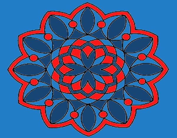 Dibujo Mandala 20 pintado por tilditus