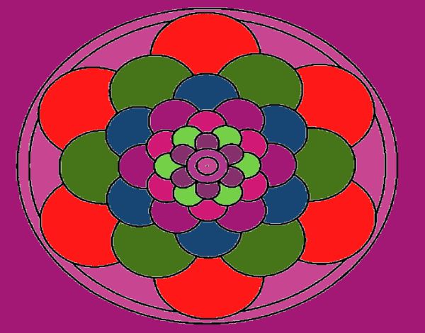 Dibujo Mandala 22 pintado por tilditus