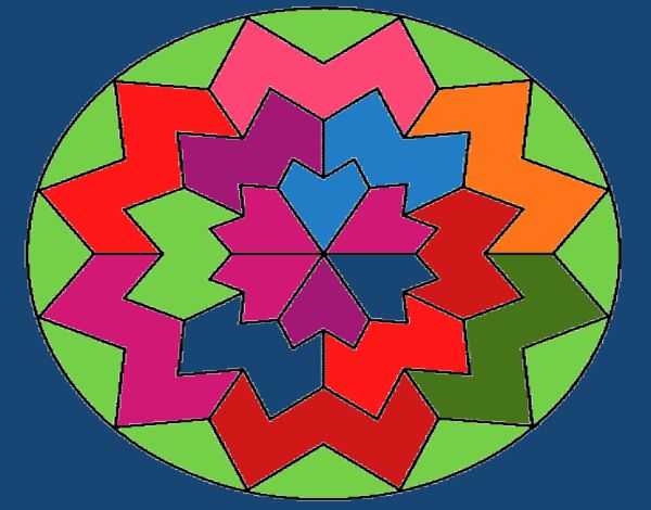 Dibujo Mandala 29 pintado por tilditus