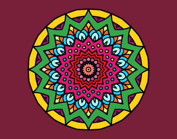 Dibujo Mandala creciente pintado por sabrina88