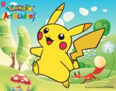 Dibujo Pikachu en Pokémon Art Academy pintado por mar1234567