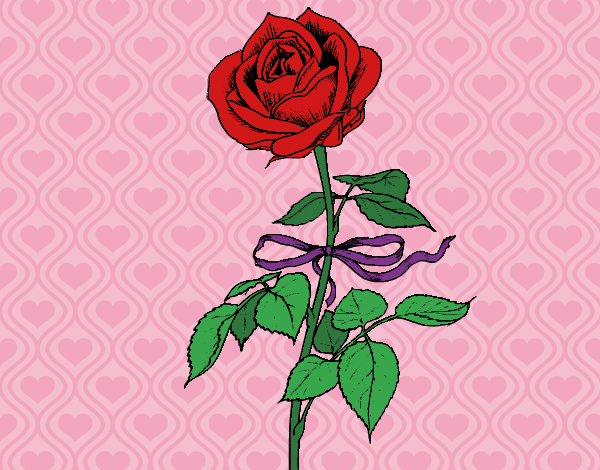 Dibujo Una rosa pintado por tilditus