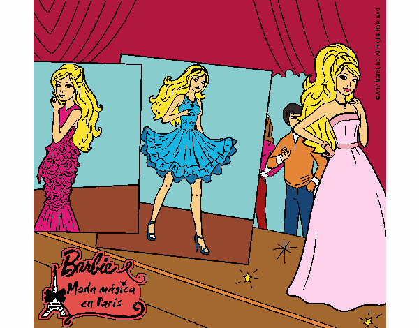 Barbie, desfilando por la pasarela