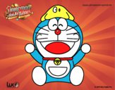 Dibujo Doraemon feliz pintado por mar1234567