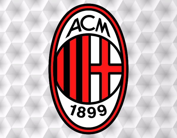 Dibujo Escudo del AC Milan pintado por TobiKiller