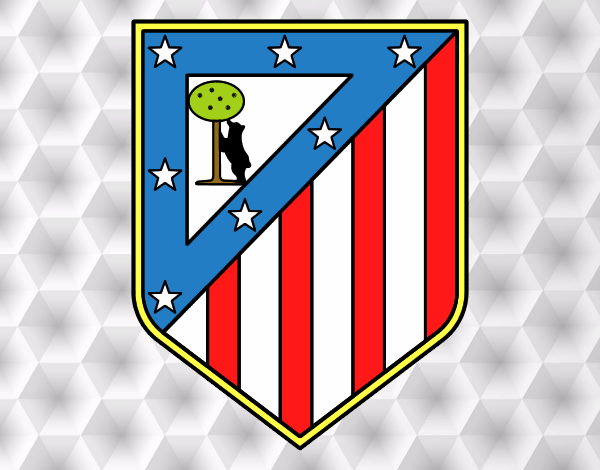 Dibujo Escudo del Club Atlético de Madrid pintado por TobiKiller