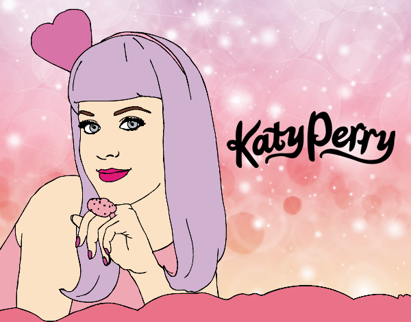 Dibujo Katy Perry pintado por tilditus