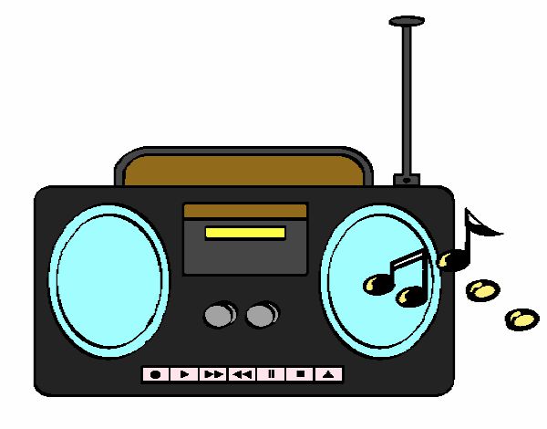 Dibujo Radio cassette 2 pintado por ivan421