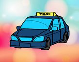 Dibujo Un taxi pintado por tilditus