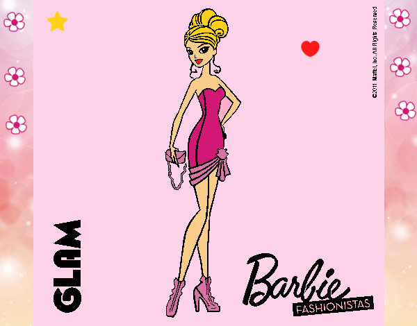 Dibujo Barbie Fashionista 5 pintado por LunaLunita