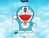 Dibujo Doraemon pintado por tilditus
