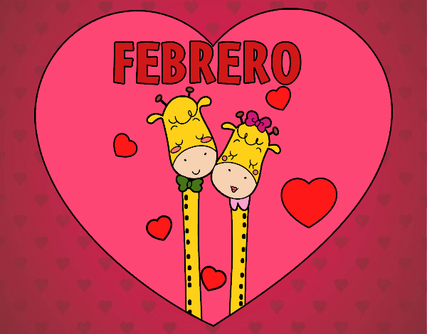 Dibujo Febrero pintado por superbea