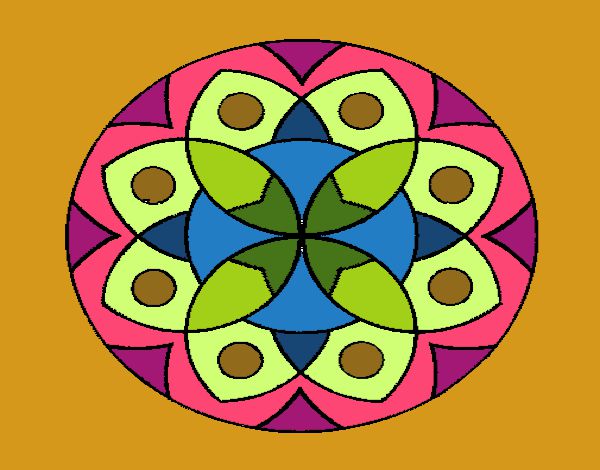 Dibujo Mandala 13 pintado por Gorritz