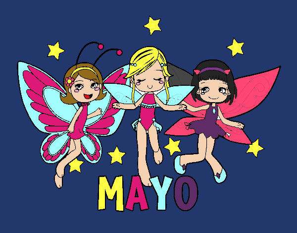 Dibujo Mayo pintado por fernamda
