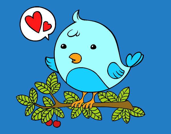 Dibujo Pájaro de Twitter pintado por Mariox235