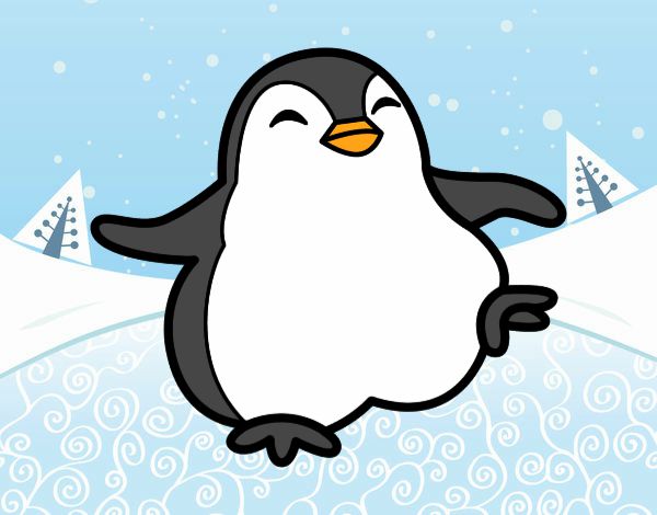 Dibujo Pingüino bailando pintado por Gorritz