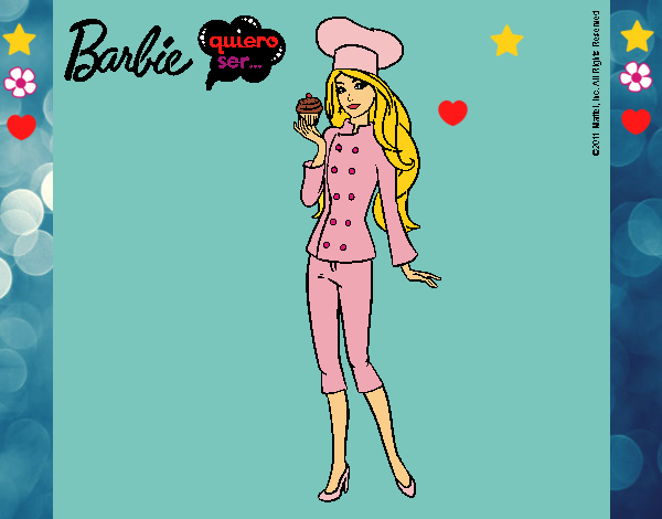 Dibujo Barbie de chef pintado por LunaLunita