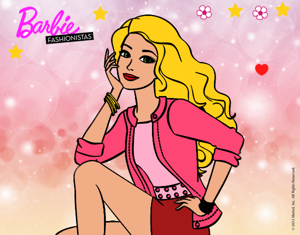 Dibujo Barbie súper guapa pintado por LunaLunita