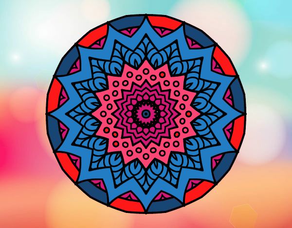 Dibujo Mandala creciente pintado por Gorritz