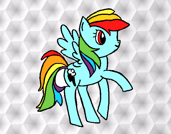 Dibujo Rainbowdash pintado por tilditus