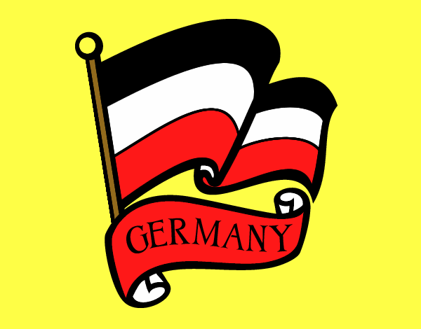 Dibujo Bandera de Alemania pintado por bufalogris