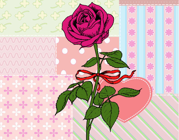 Dibujo Una rosa pintado por haruh
