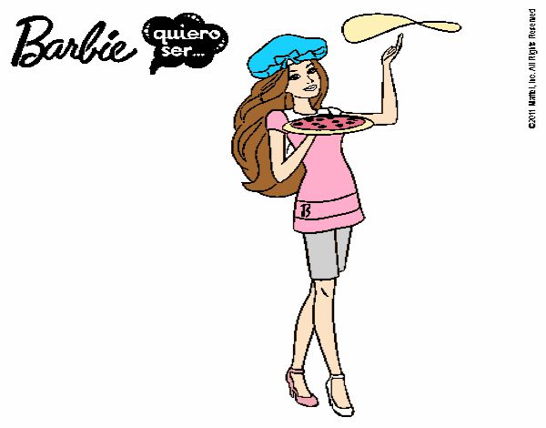 Dibujo Barbie cocinera pintado por Potte