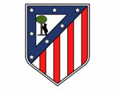 Dibujo Escudo del Club Atlético de Madrid pintado por CR7A