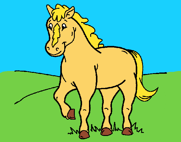 Dibujo Caballo 4 pintado por LunaLunita