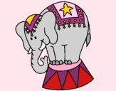 Dibujo Elefante actuando pintado por LunaLunita