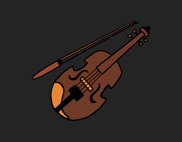 Dibujo Stradivarius pintado por luhDango