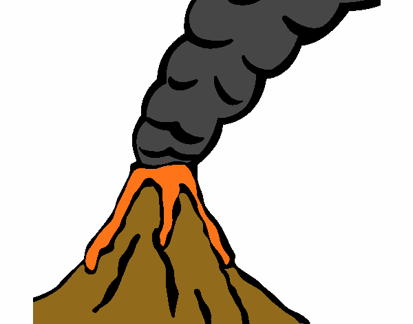 Dibujo Volcán pintado por joseraul
