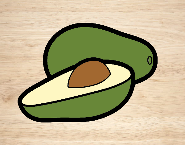 Dibujo Aguacates pintado por kjdfshiudf