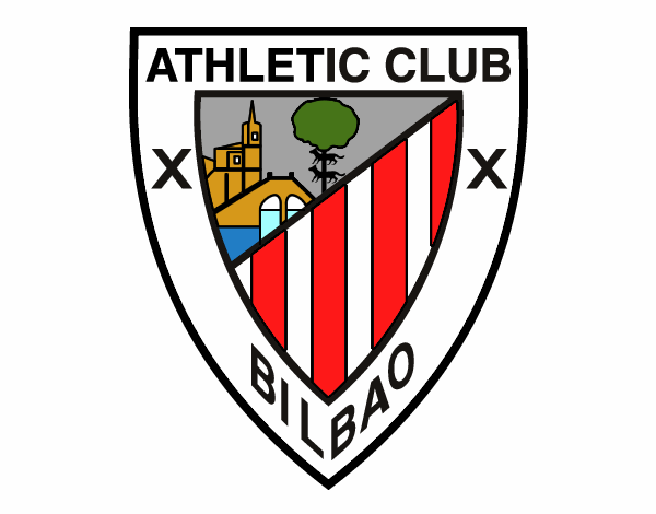 Dibujo Escudo del Athletic Club de Bilbao pintado por joseraul