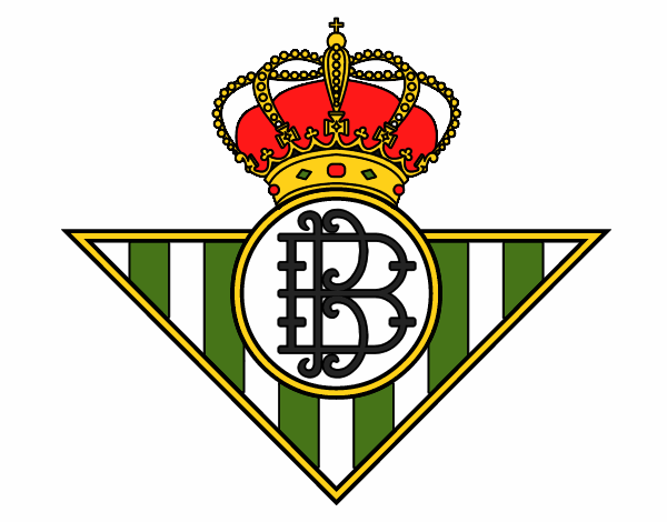 Dibujo Escudo del Real Betis Balompié pintado por joseraul