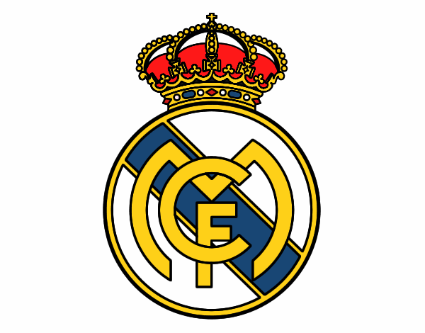 Dibujo Escudo del Real Madrid C.F. pintado por joseraul