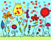 Dibujo Flores del bosque pintado por EMILLYALL