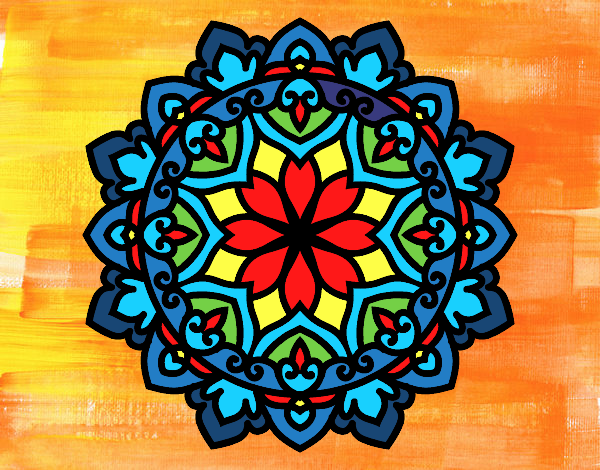 Dibujo Mandala celta pintado por pikalu