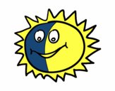 Dibujo Sol feliz pintado por joseraul