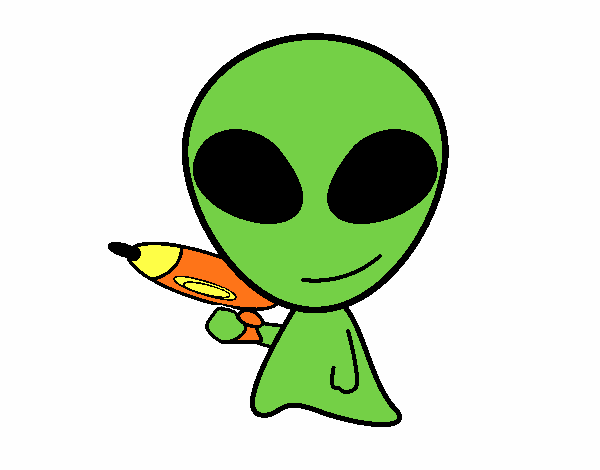 Dibujo Alienígena II pintado por Tenochrey