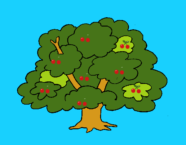 Dibujo Árbol pintado por LunaLunita