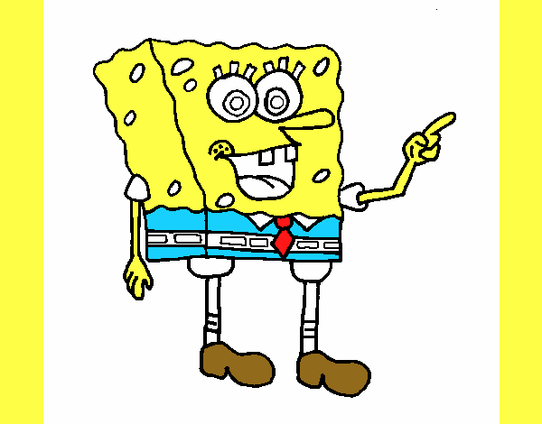 Dibujo De Bob Esponja Pintado Por En Dibujos Net El D A A The