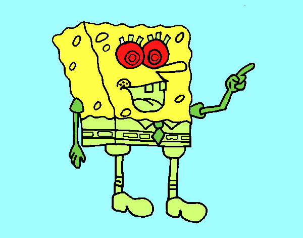 Dibujo De Bob Esponja Pintado Por En Dibujos Net El D A A The