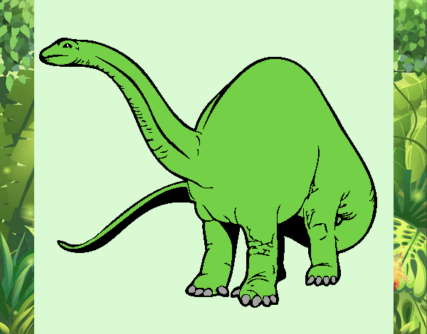 Dibujo Braquiosaurio II pintado por painter