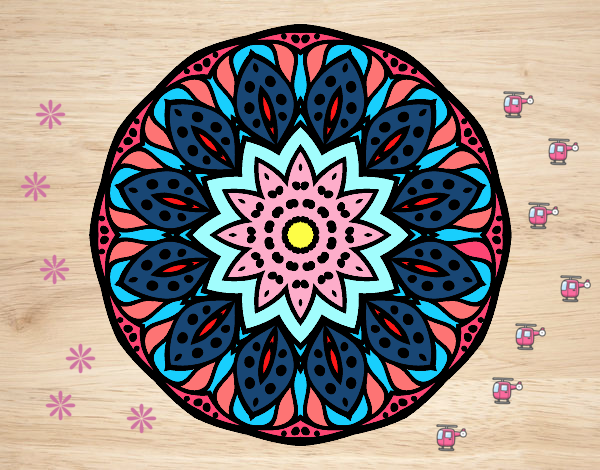 Dibujo Mandala naturaleza pintado por Chiche8