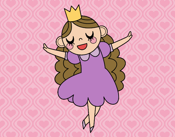 Dibujo Princesa felicidad pintado por alesita08
