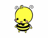 Dibujo Bebé abeja pintado por joswar 