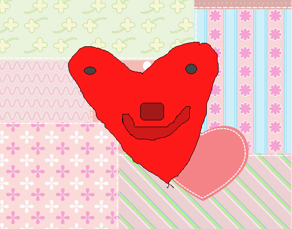 Dibujo Corazón simpático pintado por kevin312
