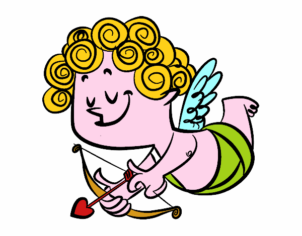 Cupido con rizos