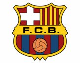 Dibujo Escudo del F.C. Barcelona pintado por jimenaleal